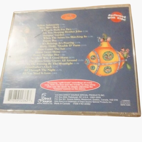 Yellow Submarine Kids CD Nursery Rhymes Lyrics Ages 3 Direct Source - Picture 5 of 5